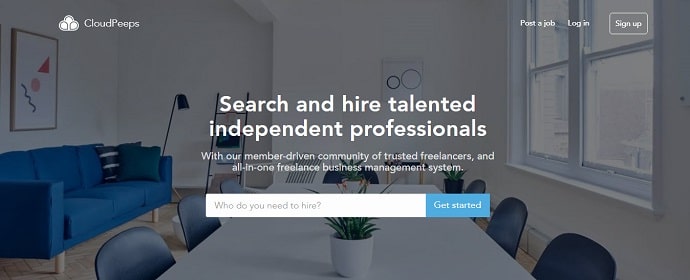 cloudpeeps freelance site