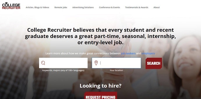 collegerecruiter freelance site